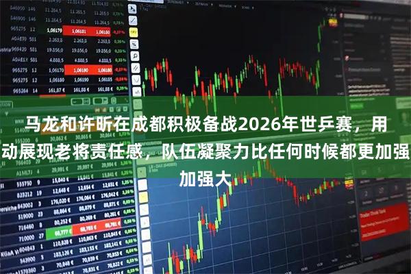 马龙和许昕在成都积极备战2026年世乒赛，用行动展现老将责任感，队伍凝聚力比任何时候都更加强大